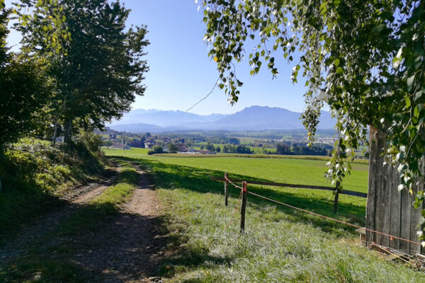 Die Berge vor Augen, die Seen zu Füssen