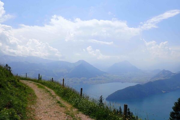 Über den Felsenweg nach Hinterbergen