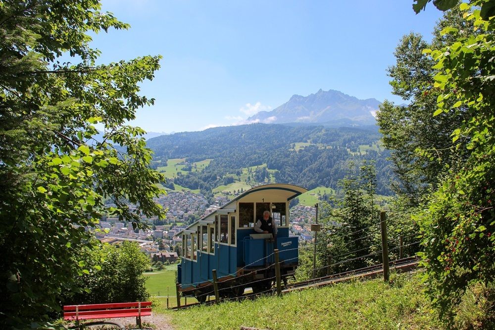 Die nostalgische Sonnenbergbahn