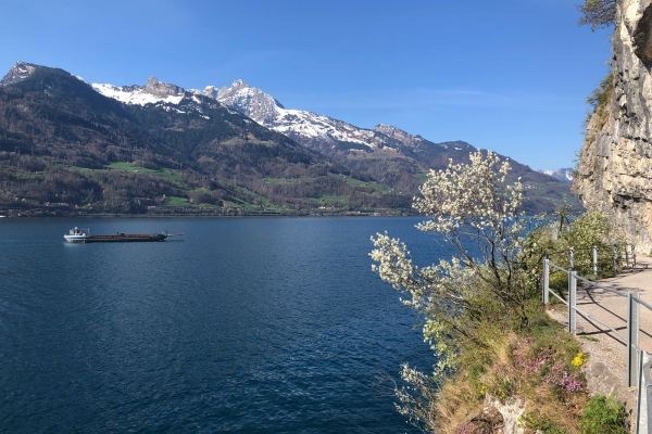 Entlang der Walensee-Riviera