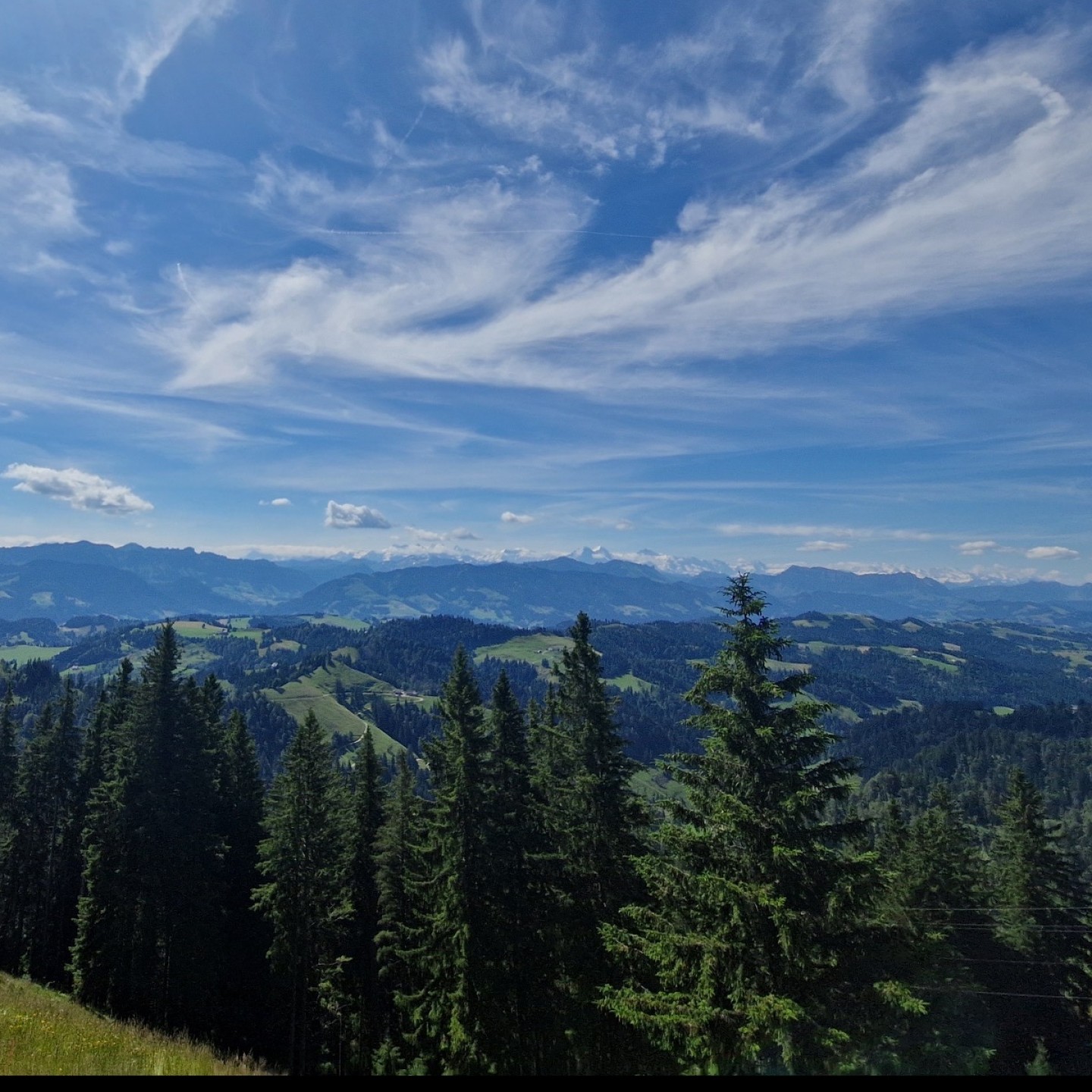Aussicht vom Napf Luzerner Wanderwege
