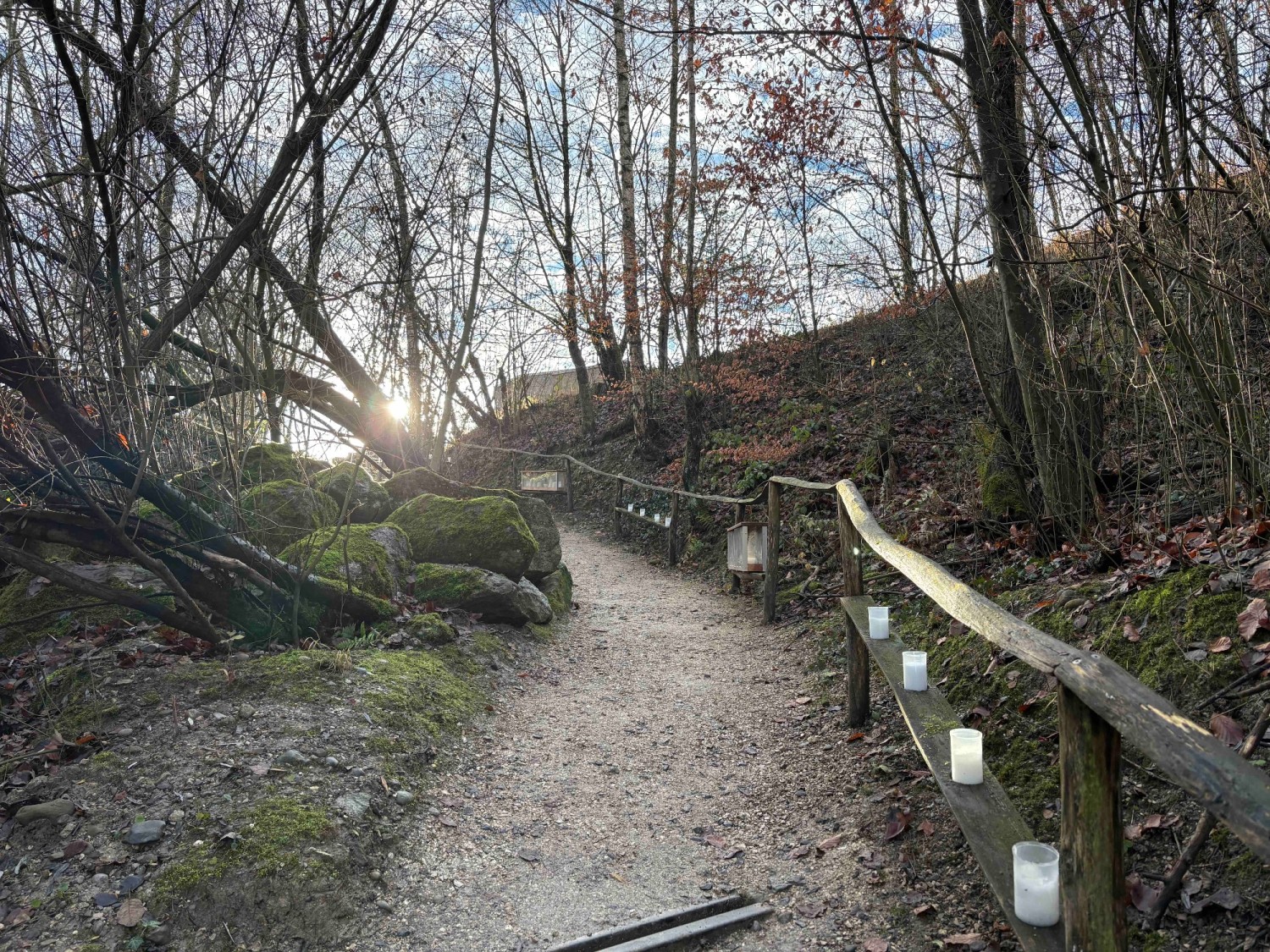 Am Abend noch schöner: Am Lichterweg Gisikon