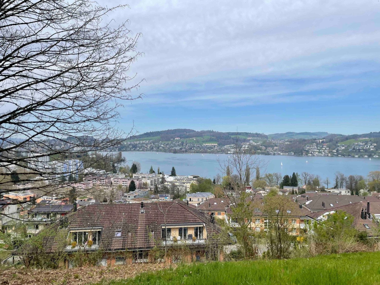 Aufstieg in Richtung Oberrüti beim Matthof