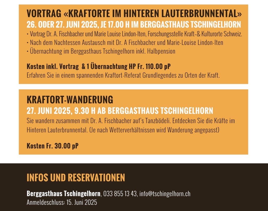 Infos Vortrag Kraftorte Tschingelhorn