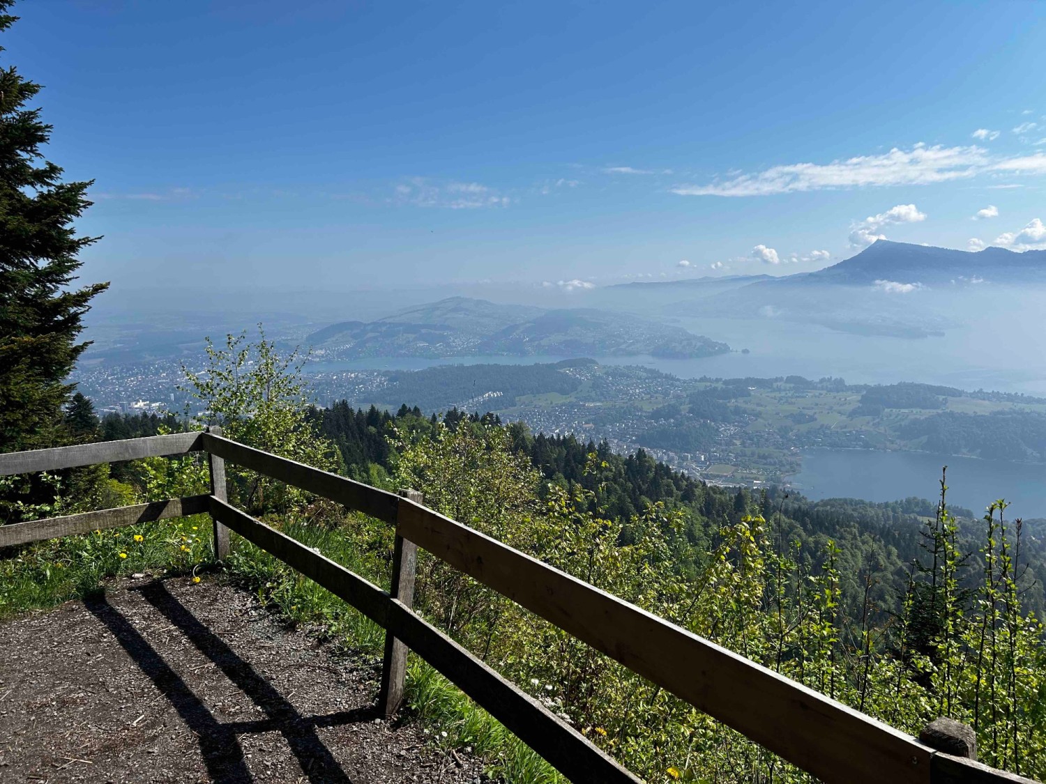 Trophyziel Roteflueh: Herrliche Aussicht