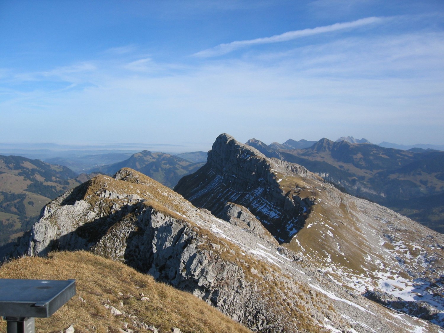 Blick zurück vom Schibegütsch