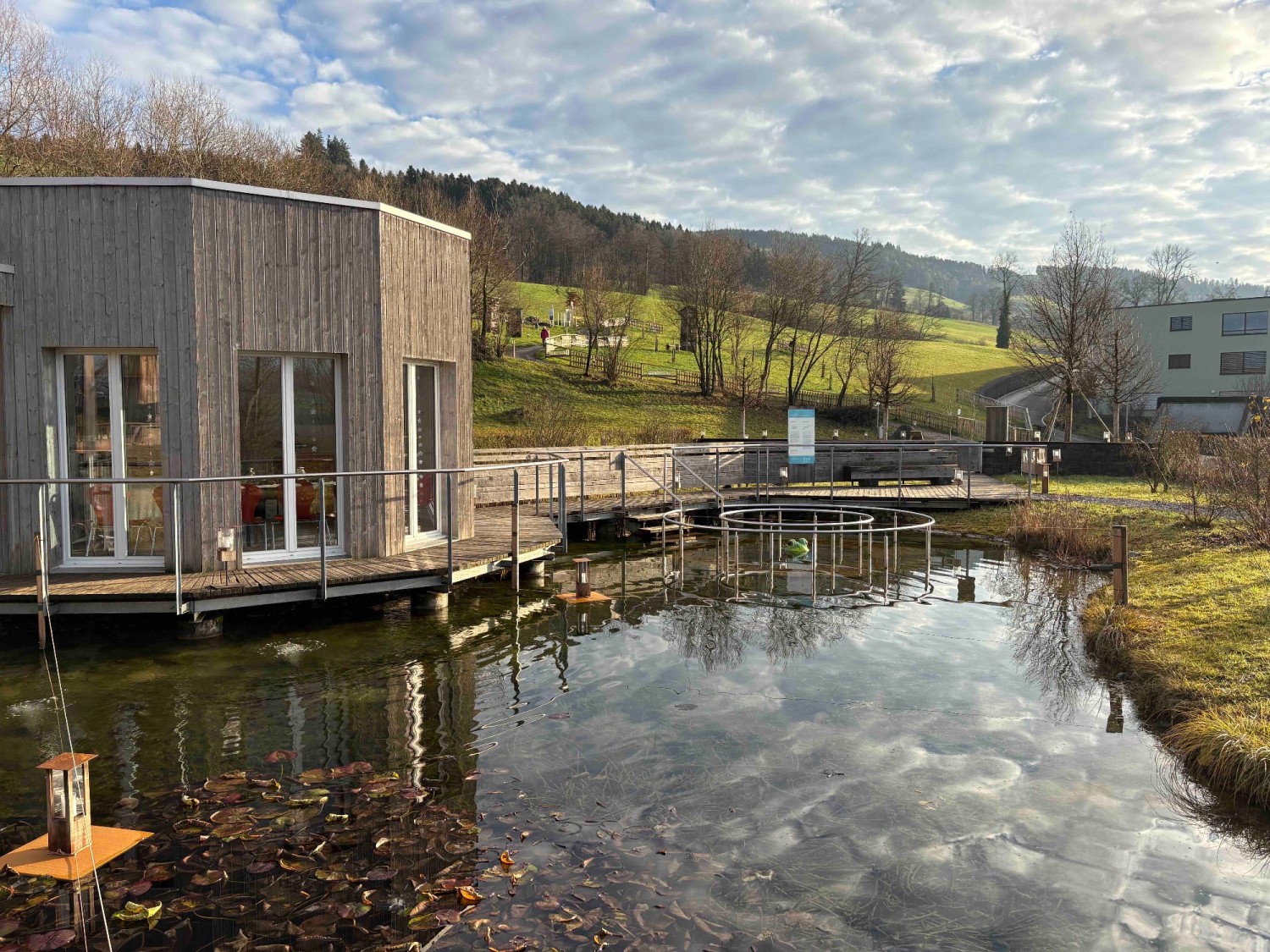 KneippGarten Gisikon im Winter